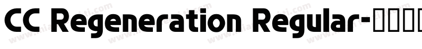 CC Regeneration Regular字体转换